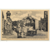 Bremer Stadtmusikanten *2 / Esel - Hund - Katze - Hahn (Vintage Postcard)