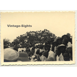 Congo-Belge: Incredible Amount Of Indigenous At Meeting (Vintage Photo ~1930s/1940s)