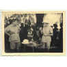Congo-Belge: Colonial Picnic In Bush / Johnnie Walker (Vintage Photo ~1930s/1940s)