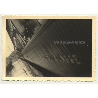 Congo-Belge: View From River Steamboat / Hull (Vintage Photo ~1930s/1940s)