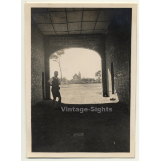 Congo-Belge: Excursaion À La Mission De La Kafulse *2 (Vintage Photo 1934)