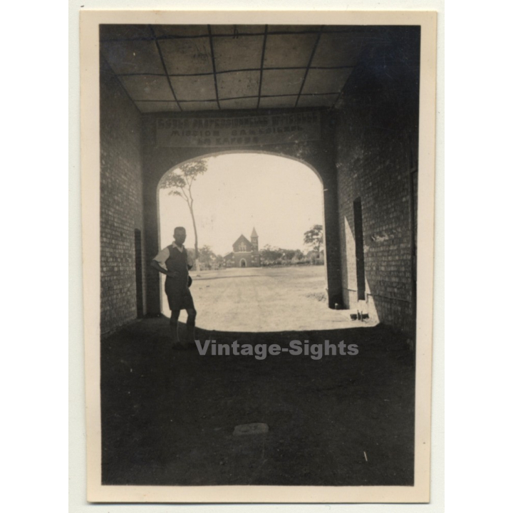 Congo-Belge: Excursaion À La Mission De La Kafulse *2 (Vintage Photo 1934)