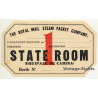 Royal Mail Steam Packet Company (Vintage Shipping Company Luggage Label)