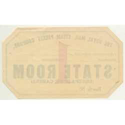 Royal Mail Steam Packet Company (Vintage Shipping Company Luggage Label)