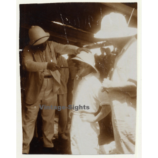 Congo-Belge: Equator Baptism On Steamer Thysville (Vintage Photo 1929)