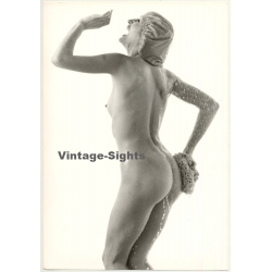 Nude Female Shower Study *3 (Vintage Photo 1980s Wolfgang Klein ~DIN A3)