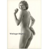Nude Female Shower Study *5 / Shower Cap (Vintage Photo 1980s WOLFGANG KLEIN ~DIN A3)