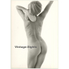 Nude Female Shower Study *7 / Back Muscles (Vintage Photo 1980s WOLFGANG KLEIN ~DIN A3)