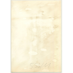 Nude Female Shower Study *11 / Scrubs Her Back (Vintage Photo 1980s WOLFGANG KLEIN ~DIN A3)
