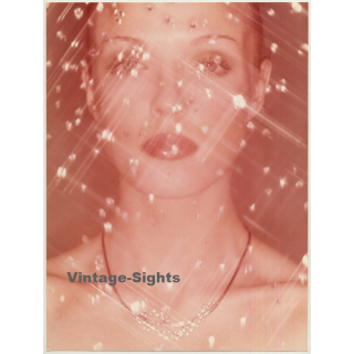 Photo Art: Female Portrait - Light Effects (Vintage Photo 1980s WOLFGANG KLEIN ~DIN A3)