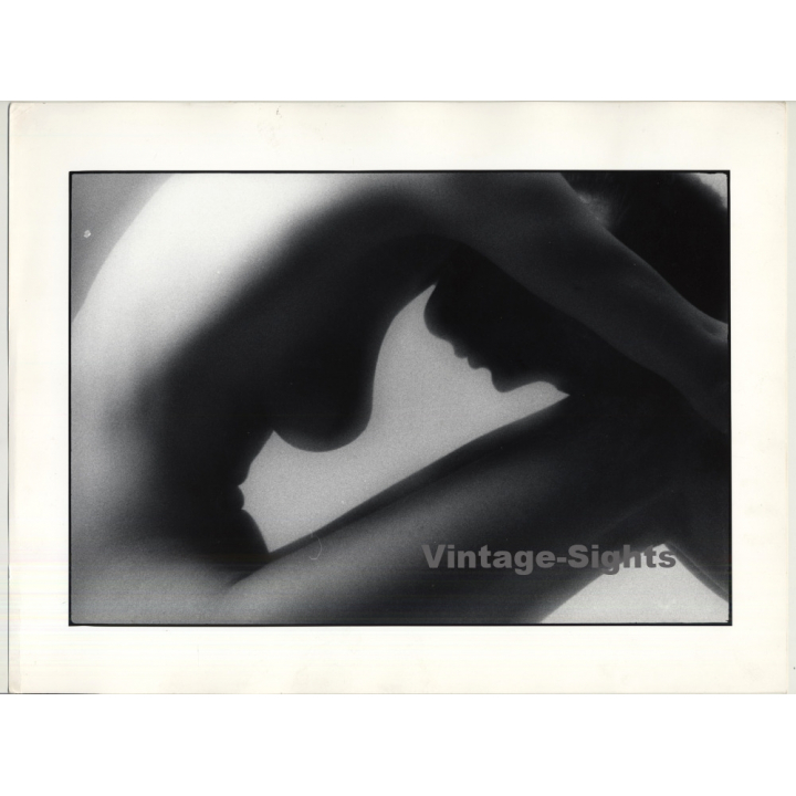 Female Nude Body Study / B&W (Vintage Photo 1980s WOLFGANG KLEIN ~DIN A3)