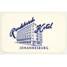 Johannesburg / South Africa: Rondebosch Hotel (Vintage Luggage Label)