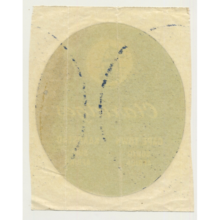 Cape Town / South Africa: Claridges Hotel (Vintage Luggage Label)