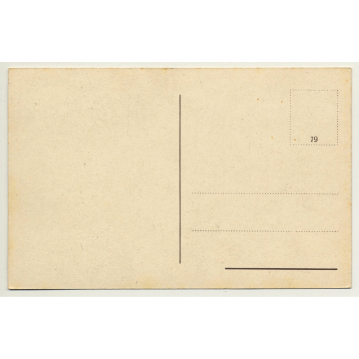 Taormina / Sicily: Carro Siciliano / Donkey With Cart (Vintage Postcard)