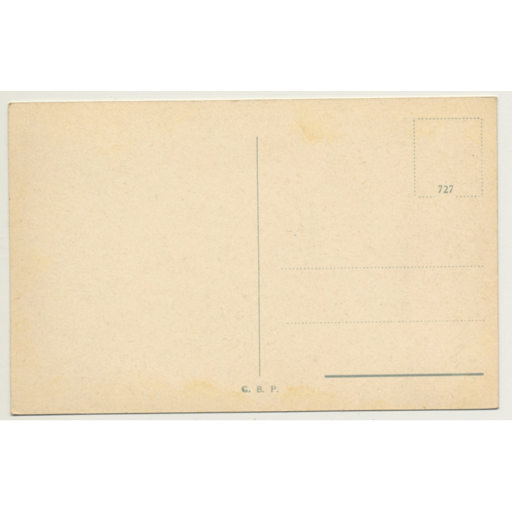 Sicily / Italy: Carro Siciliano / Donkey With Cart (Vintage Postcard)