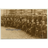 Large Group Of Belgian Soldiers / Uniform - Mauser Rifle (Vintage RPPC ~1930s/1940s)