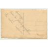 Portrait Of Belgian Soldier In Uniform / Cigarette (Vintage RPPC ~1910s/1920s)