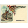 Gruss Aus Breslau - Rathaus / Kunstanstalt Miesler (Vintage PC Litho ~1900s)