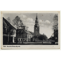 Tilsit - Ostpreußen / Russia: Deutsche Ordenskirche (Vintage Postcard)