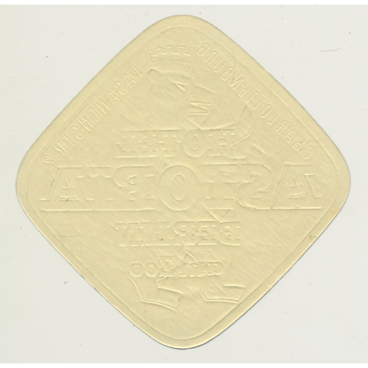 Berlin / Germany: Hotel Astoria Am Zoo (Vintage Luggage Label)