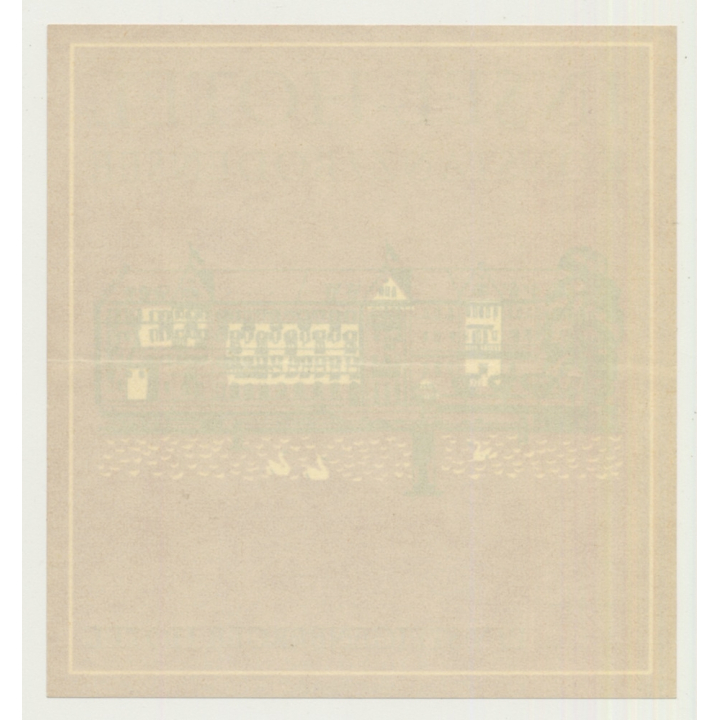 Konstanz / Germany: Steigenberger Insel-Hotel (Vintage Luggage Label)