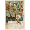 Gruss Vom Schützenfest / Greeting From Rifle Festival (Vintage Postcard Litho 1908)