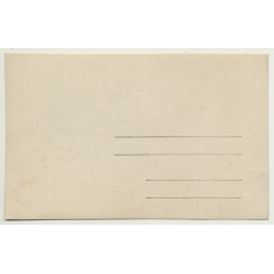 Smart Young Belgian Soldier In Uniform (Vintage RPPC Sepia ~1930s)