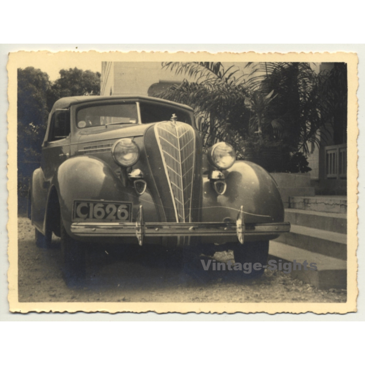 Congo-Belge: Hudson Terraplane Cabrio / Oldtimer (Vintage Photo B/W 1936)