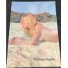 Nude On Sands / Beach - Pin-Up (Vintage 3D Stereo Effect Postcard Toppan)