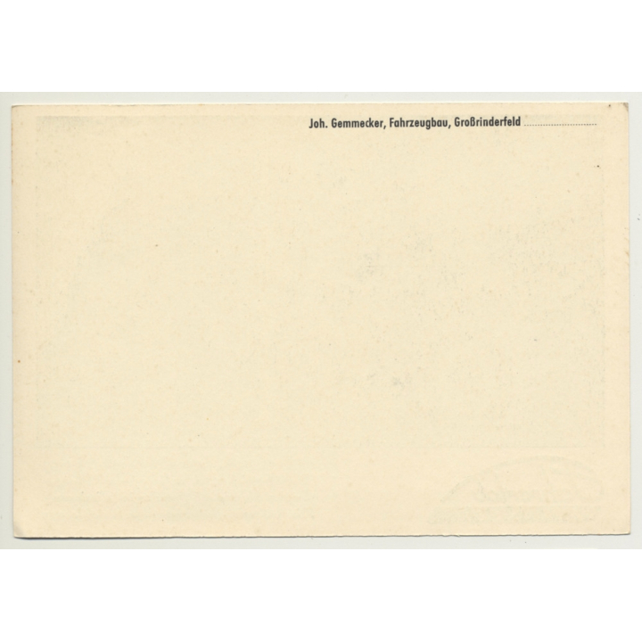 Motorrad & Fahrerlob Anhänger / Africa - Indigenous (Vintage Card ~1940s)