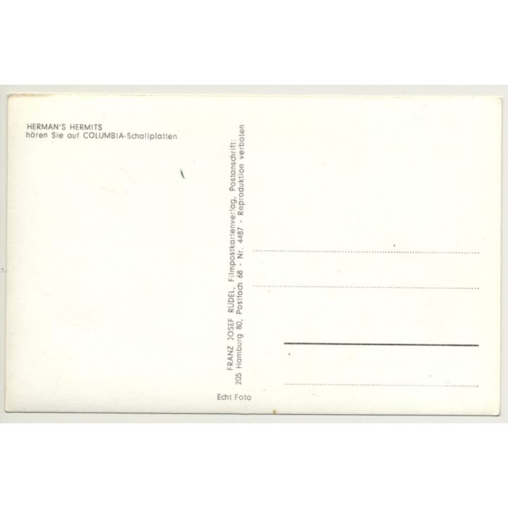 Herman's Hermits *1 / Electrola - Beat (Vintage Fan RPPC ~1960s)