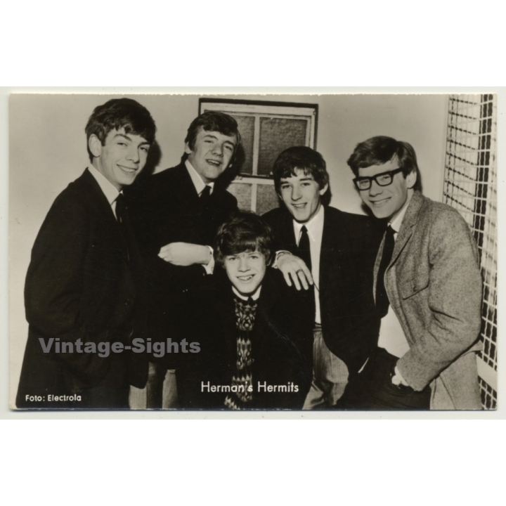 Herman's Hermits *2 / Electrola - Beat (Vintage Fan RPPC ~1960s)