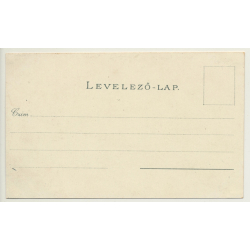 Hungary: Gruss Aus Budapest / Üdvözlet (Vintage PC Litho ~1900s)