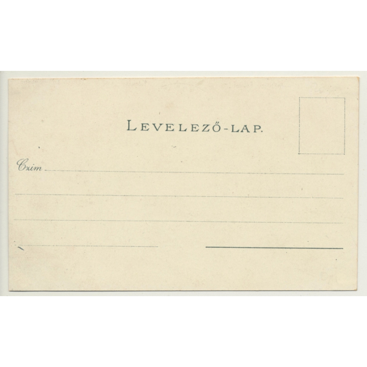 Hungary: Gruss Aus Budapest / Üdvözlet (Vintage PC Litho ~1900s)