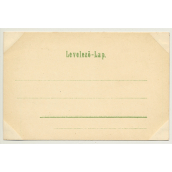 Hungary: Gruss Aus Budapest / Üdvözlet *3 (Vintage PC Litho ~1900s)