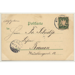 Germany: Gruss Aus Nürnberg / Kunstanstalt Rosenblatt (Vintage PC Litho 1898)