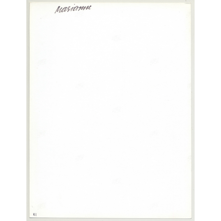 Tall Blonde Semi Nude Stripper *6 / Long Legs - Pole (Vintage Photo Master B/W ~1970s)