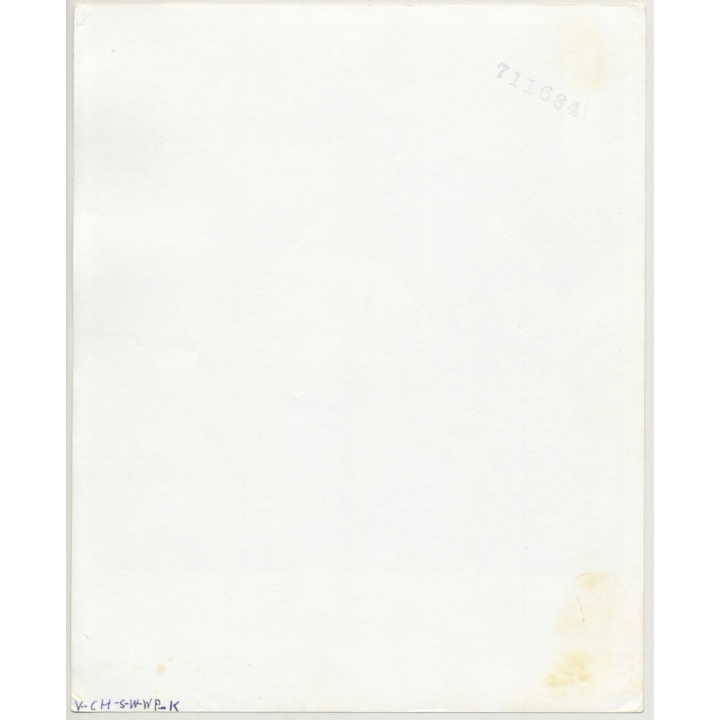 Semi Nude Lesbian Couple On Bed / Stockings (Vintage Photo Master B/W ~1970s)