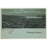 Switzerland: Gruss Aus Zürich / Moonlight (Vintage PC Litho ~1900s)