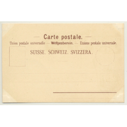 Switzerland: Kursaal Interlaken (Vintage PC Litho ~1900s)