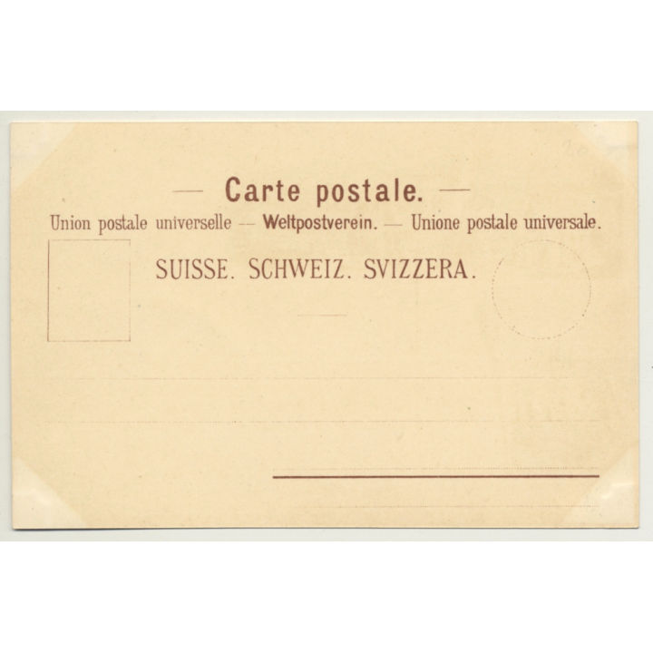 Switzerland: Kursaal Interlaken (Vintage PC Litho ~1900s)