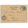 Germany: Gruss Aus Frankfurt A/M. - Neue Post (Vintage PC Litho 1897)