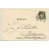 Germany: Nürnberger Verstandtrichter / Hallerthor (Vintage PC Litho 1901)