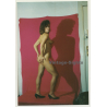 Fit Nude Female Curlyhead In Pumps *1 (Vintage Photo Germany 1990s)