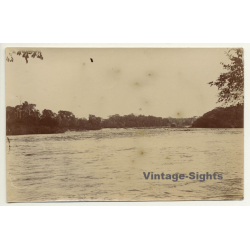 Congo Belge: Le Chutes Del Itun à Penge / Waterfall (Vintage Photo ~1910s)