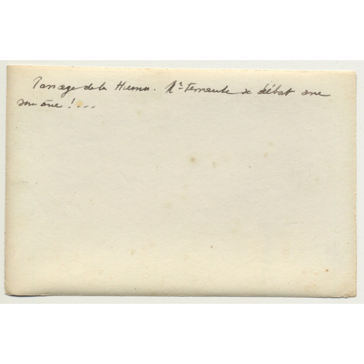 Congo-Belge: Passage De La Huma / Raft - River Crossing (Vintage Photo ~1910s)