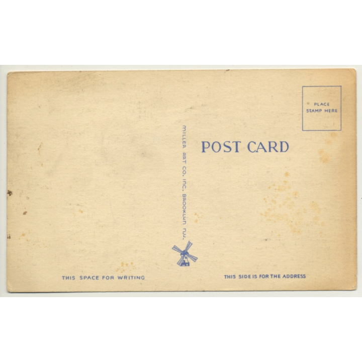 New York / USA: La Guardia Field / Municipal Airport (Vintage Postcard)