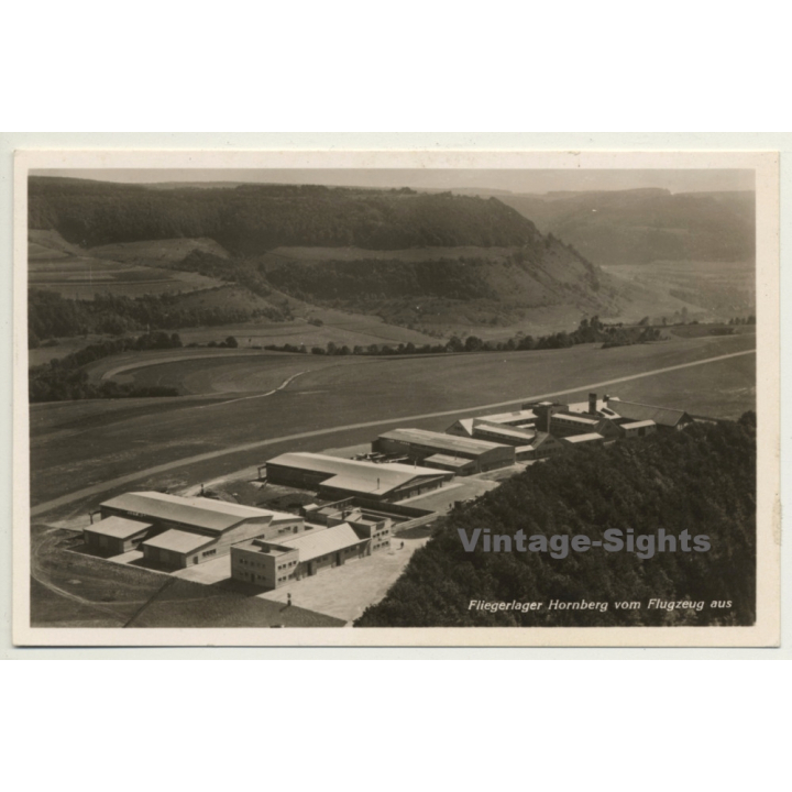 Germany: Fliegerlager Hornberg Vom Flugzeug Aus / Airport (Vintage RPPC ~1940s)