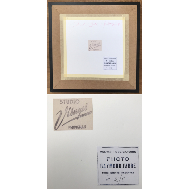Salvador Dali à Portlligat 1955 / Raymond Fabre - Perpignan (Lim.Ed. Digital Print - Framed ~ 2006)