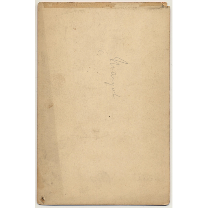 Older Man On Fancy Stool / Boots (Vintage Cabinet Card ~1870s/1880s)